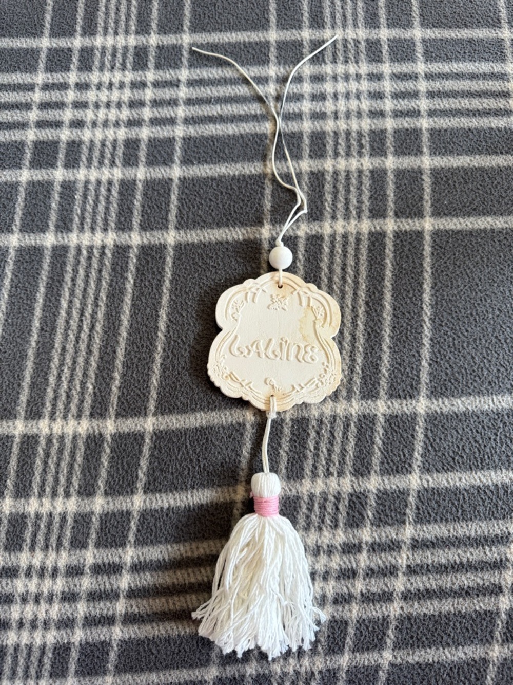 Laline Clay Scent Diffuser Car Freshner with Tassel